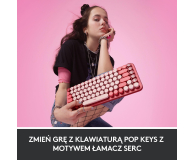LOGITECH POP KEYS Coral Rose US INTL - 716622 - zdjęcie 5